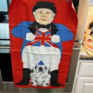 BNWOT Irish linen tea towel. Made in Ireland